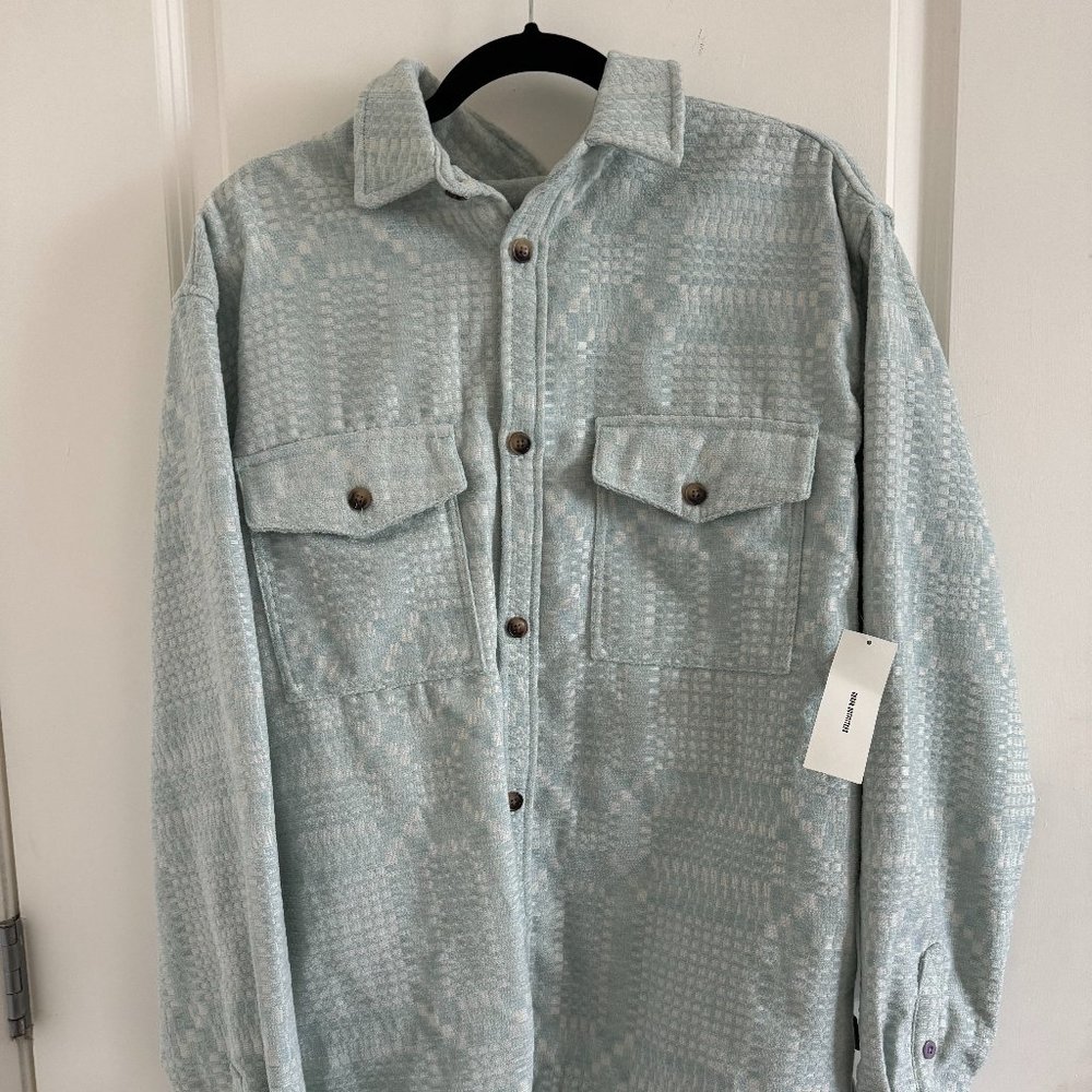 Urban Outfitters Shirt (Mint/Baby Blue)